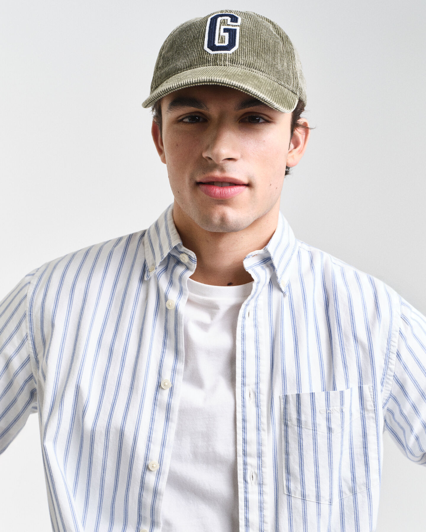 Camisa Oxford Archive às riscas regular fit