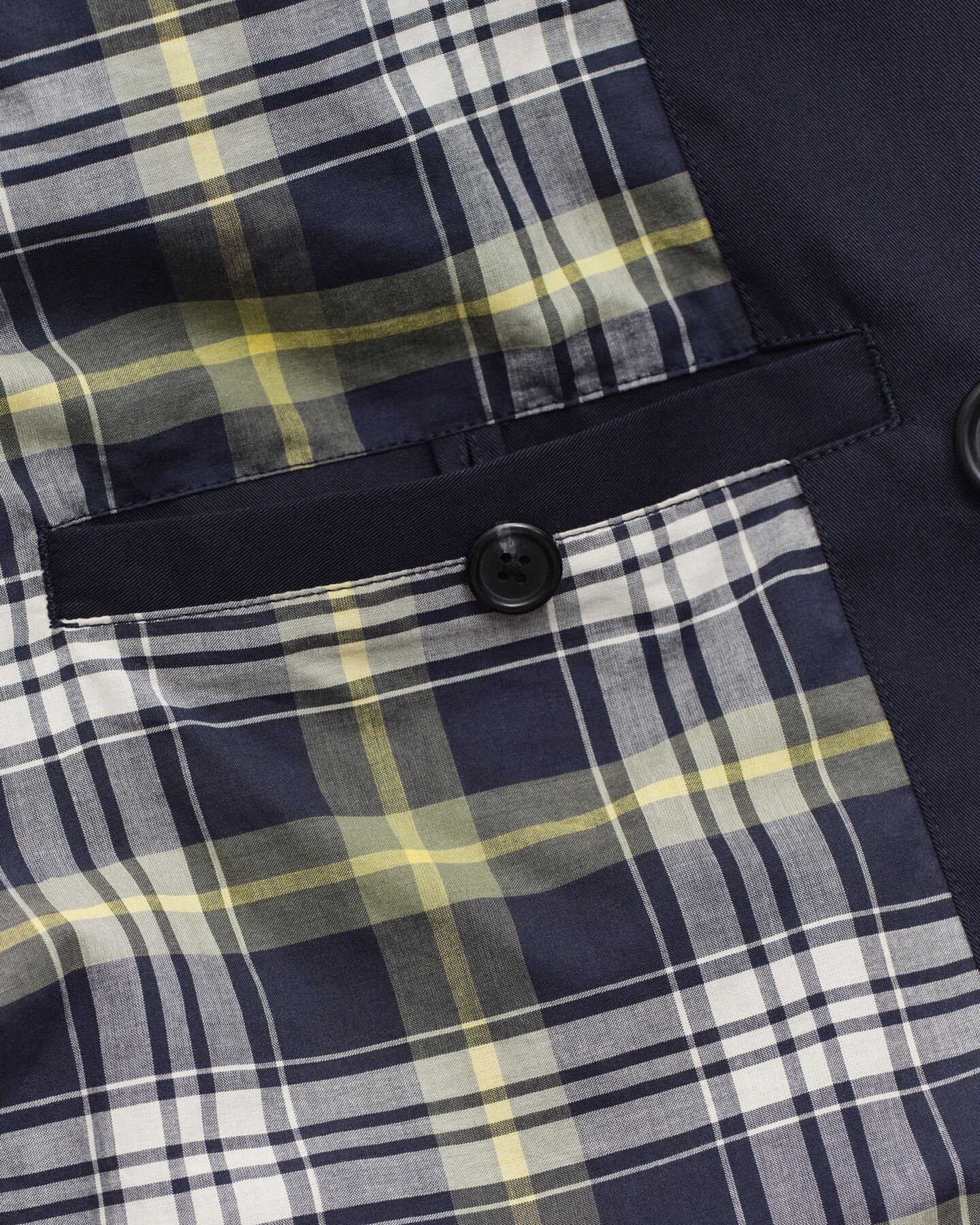 Gabardina em mistura de algodão