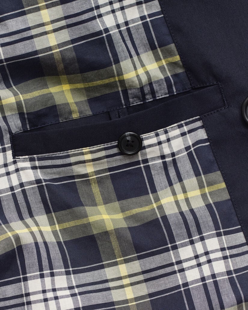 Gabardina em mistura de algodão