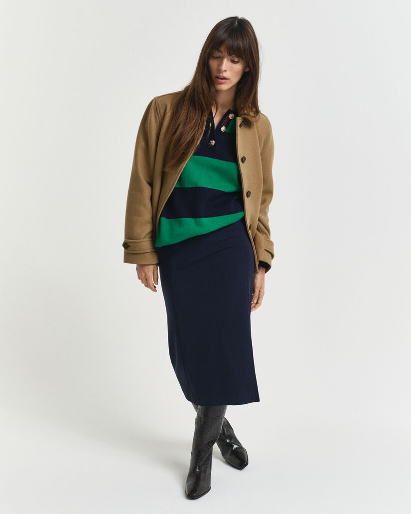 Saia lápis em jersey