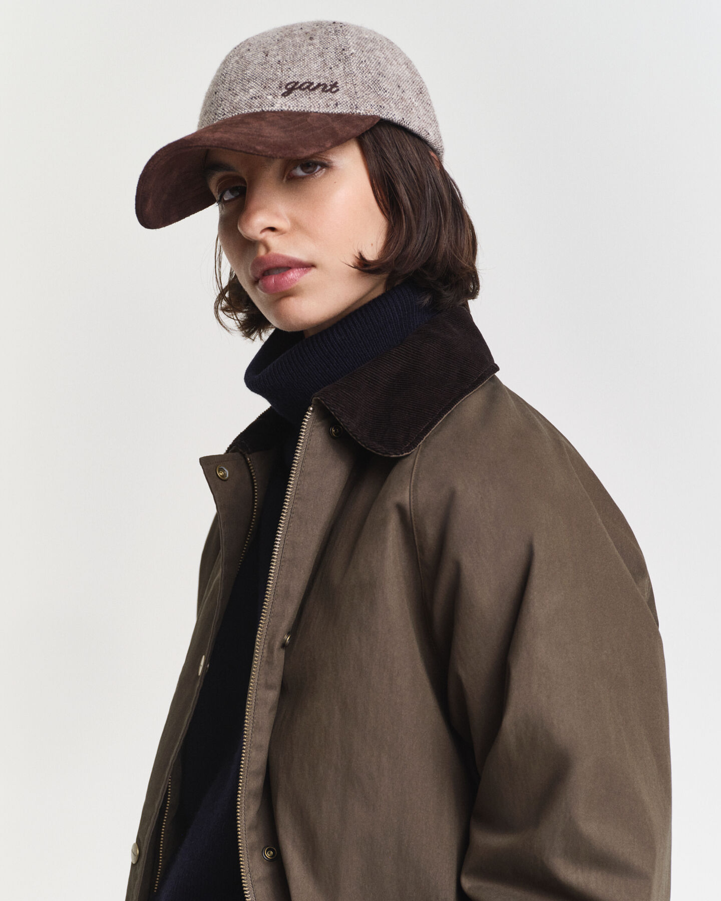 Boné em sarja texturizada