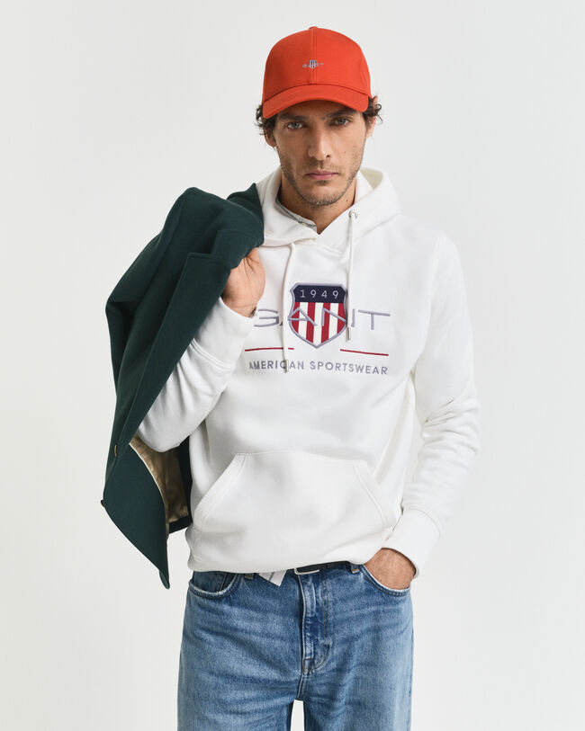 Sweatshirt com capuz Archive Shield
