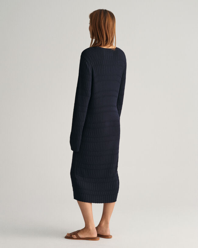 Vestido em malha Textured