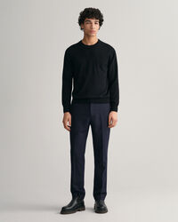 Camisola com decote redondo em caxemira