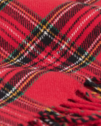 Cachecol com padrão Tartan