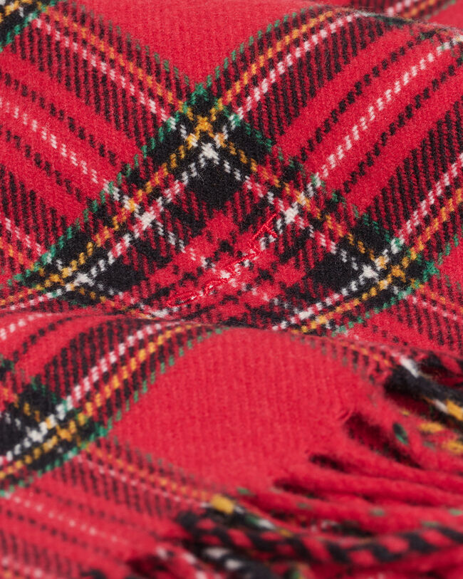 Cachecol com padrão Tartan