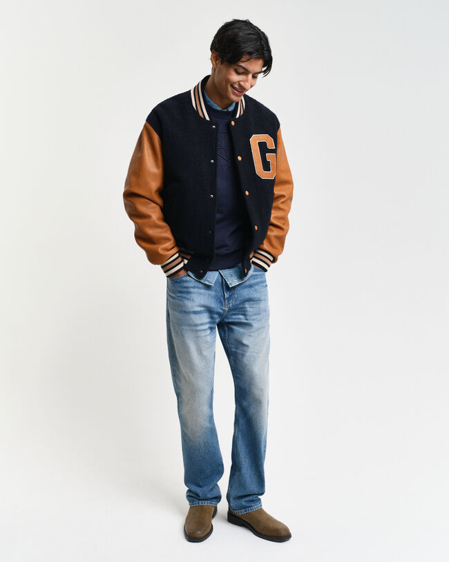 Sweatshirt com decote redondo Tonal Shield