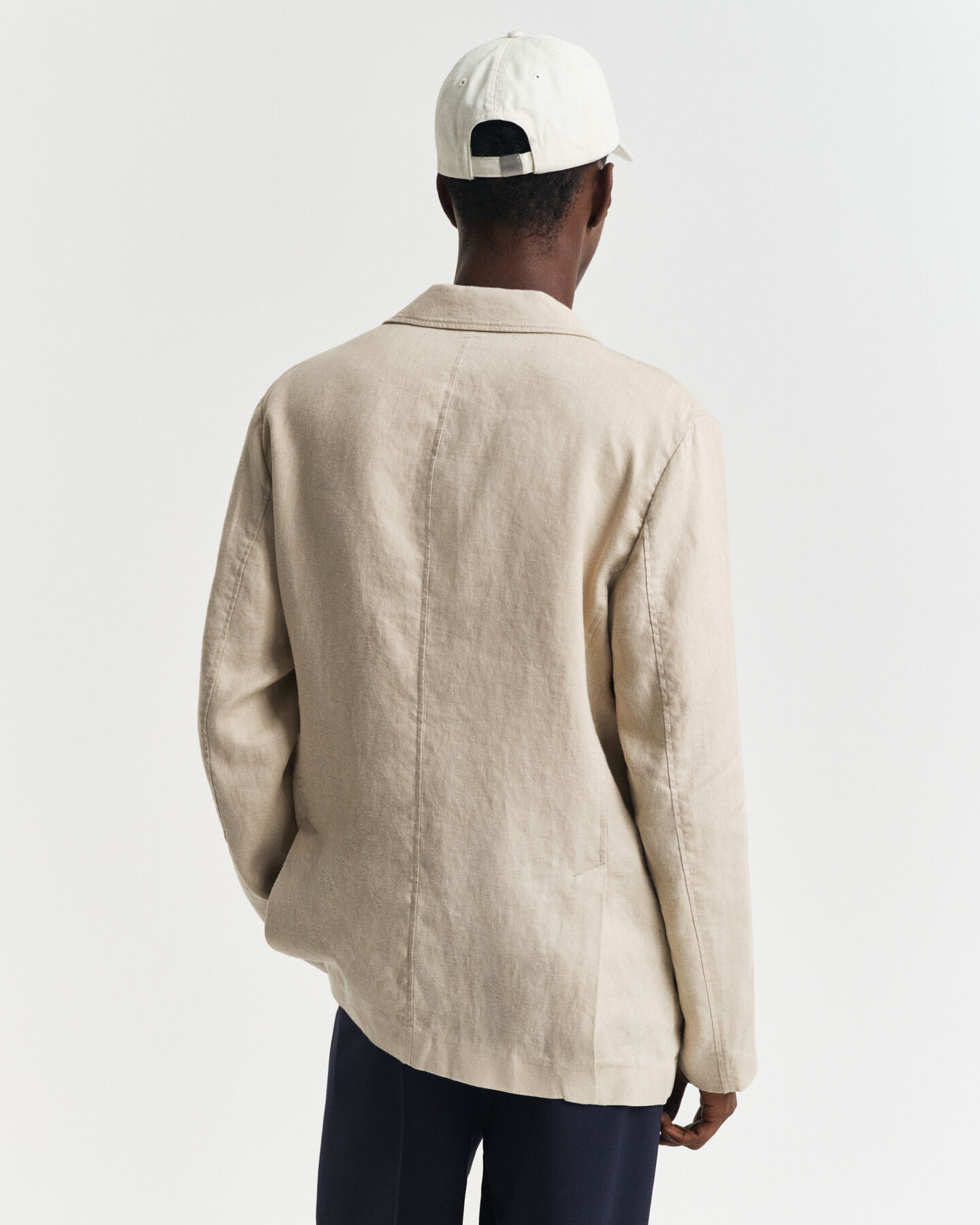 Blazer em linho regular fit