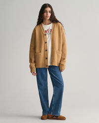 Casaco de malha em lã suave