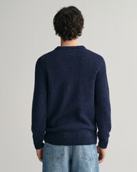 Sweatshirt com decote redondo Wool Nepps
