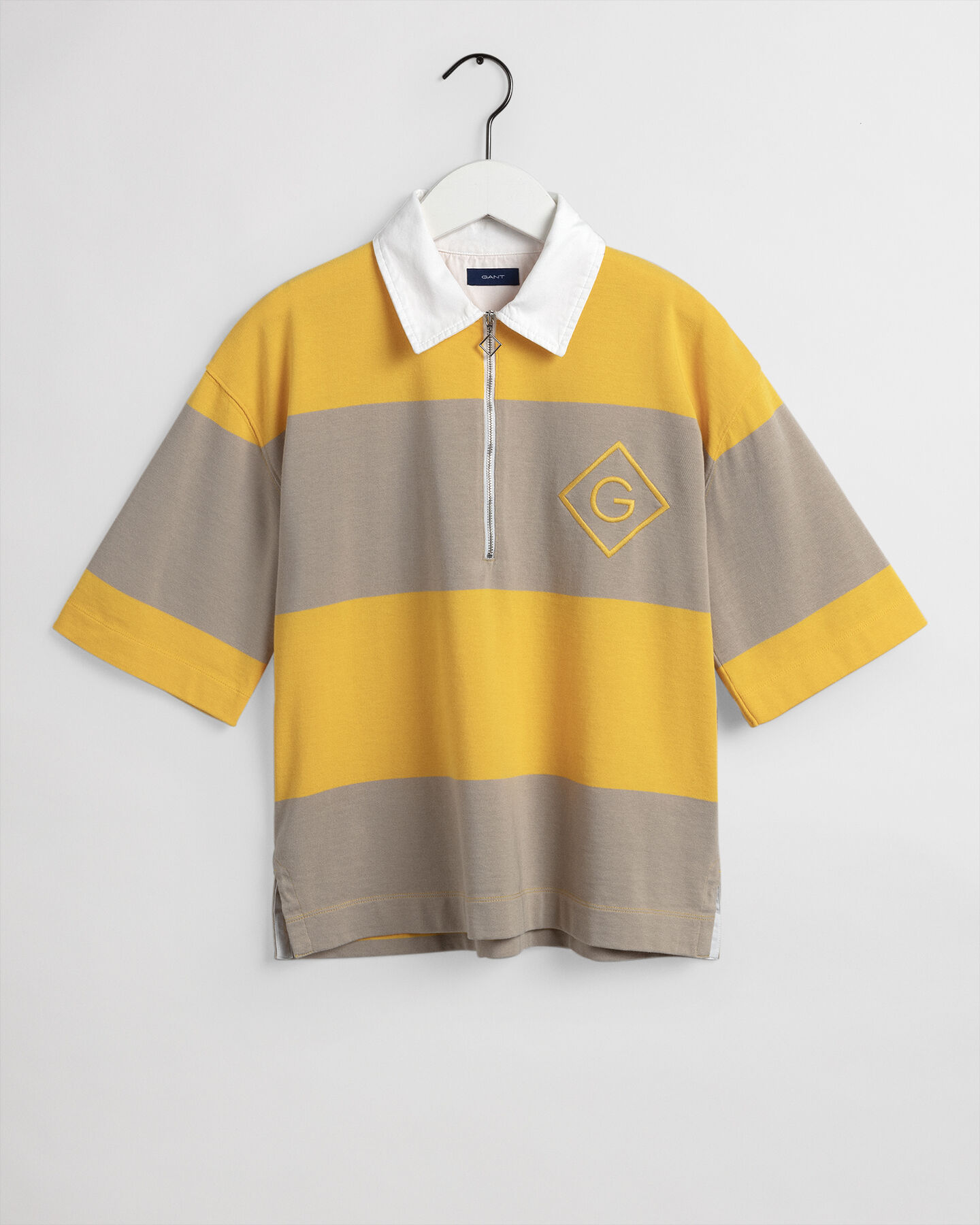 Heavy Rugger de manga curta com fecho de correr