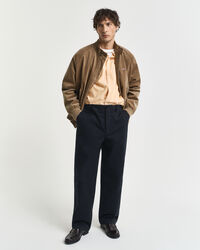 Camisa Oxford clássica às riscas regular fit