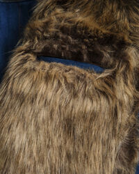 Blusão em ganga e pelo falso Wrangler x GANT