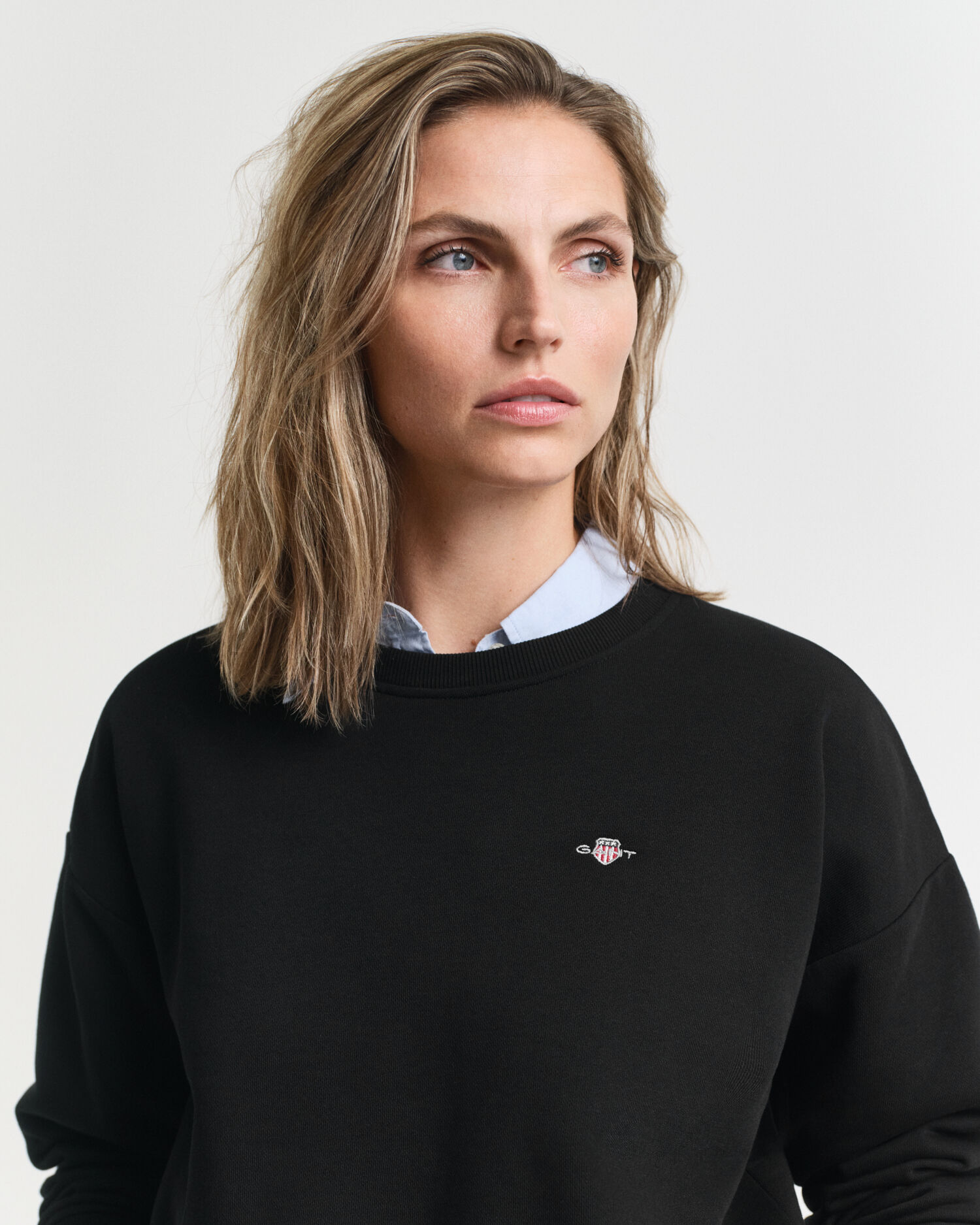 Sweatshirt com decote redondo Shield