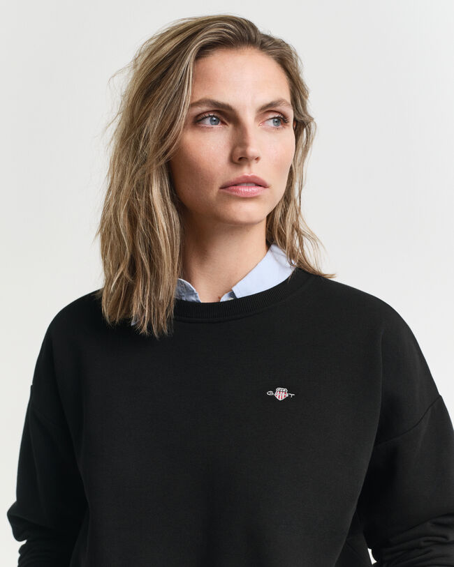 Sweatshirt com decote redondo Shield