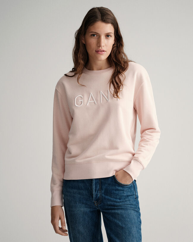 Sweatshirt com decote redondo Tonal