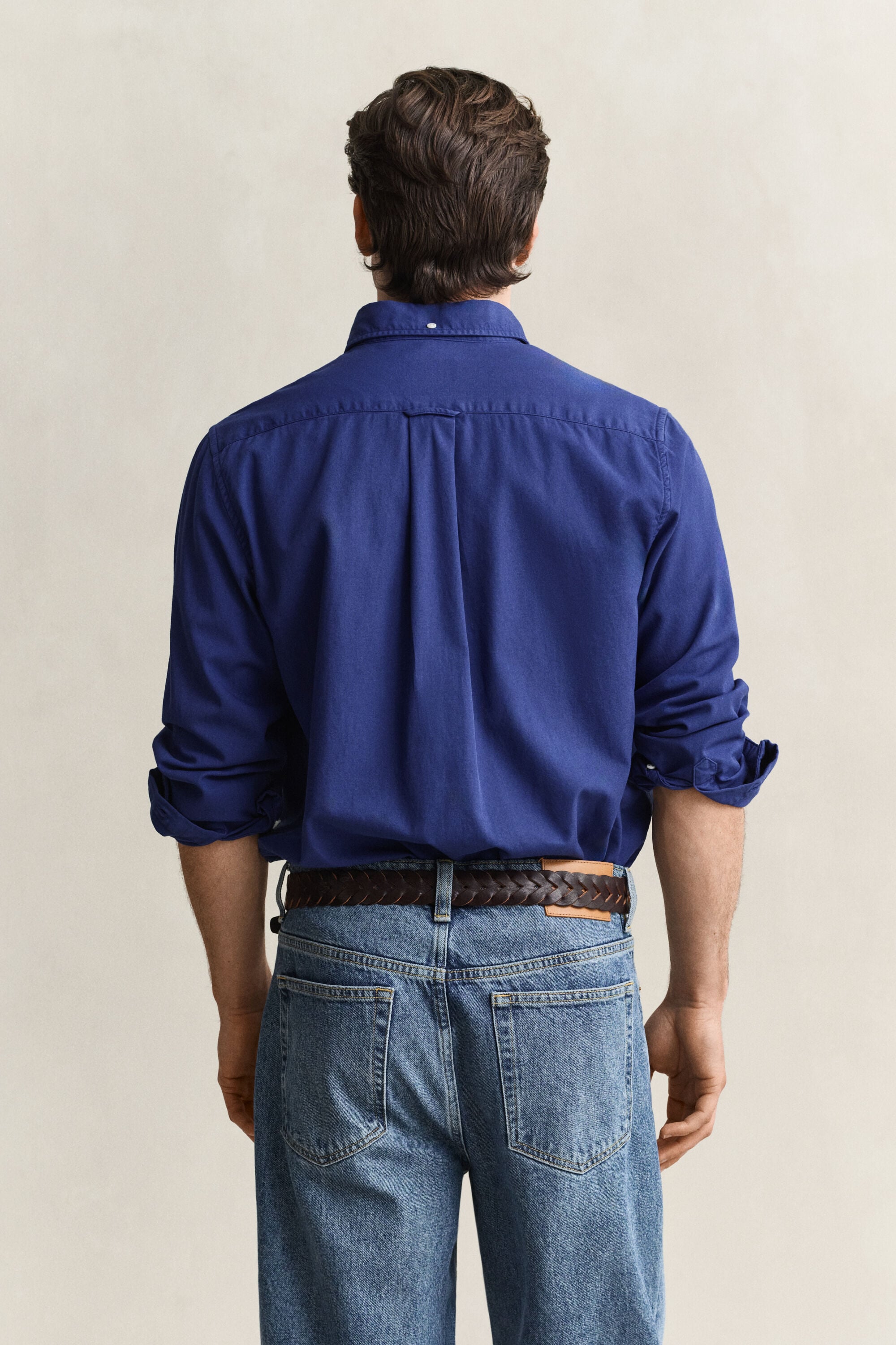 Camisa em sarja regular fit