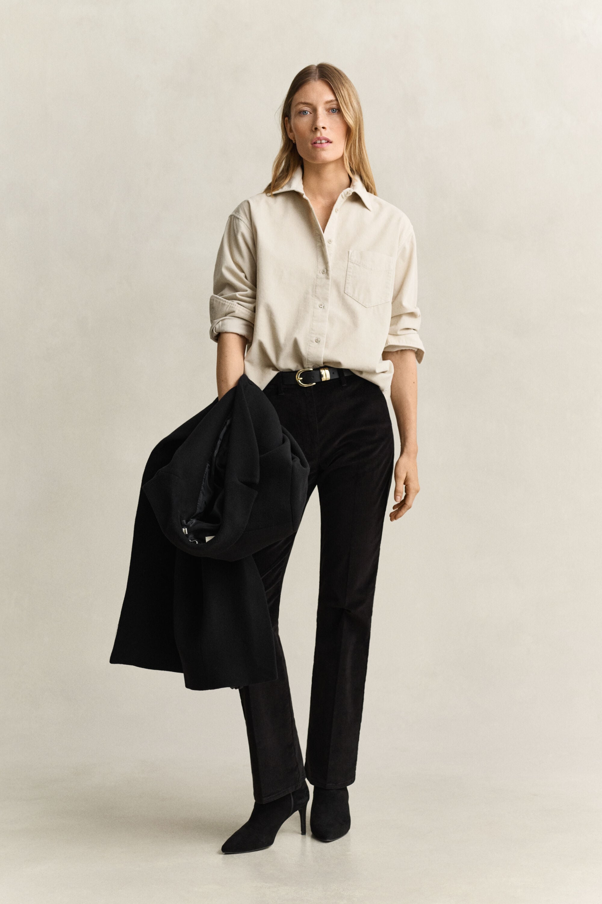 Camisa de bombazina relaxed fit