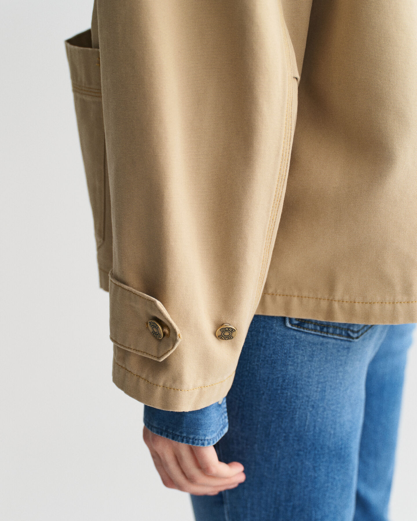 Casaco Workwear com efeito de lavagem