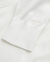 Camisola de malha fina com decote redondo