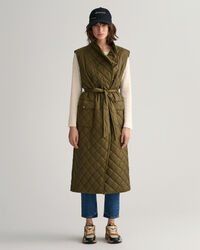 Colete acolchoado comprido