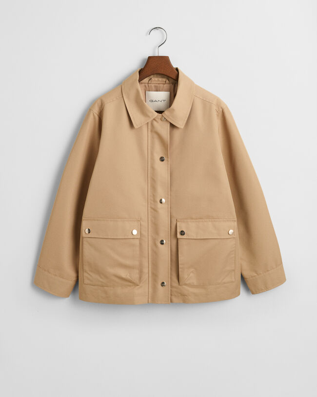 Casaco em sarja de algodão