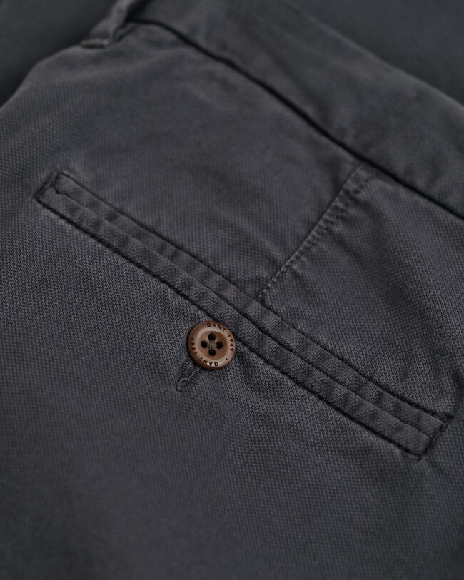 Calças chino Dobby Structured slim fit