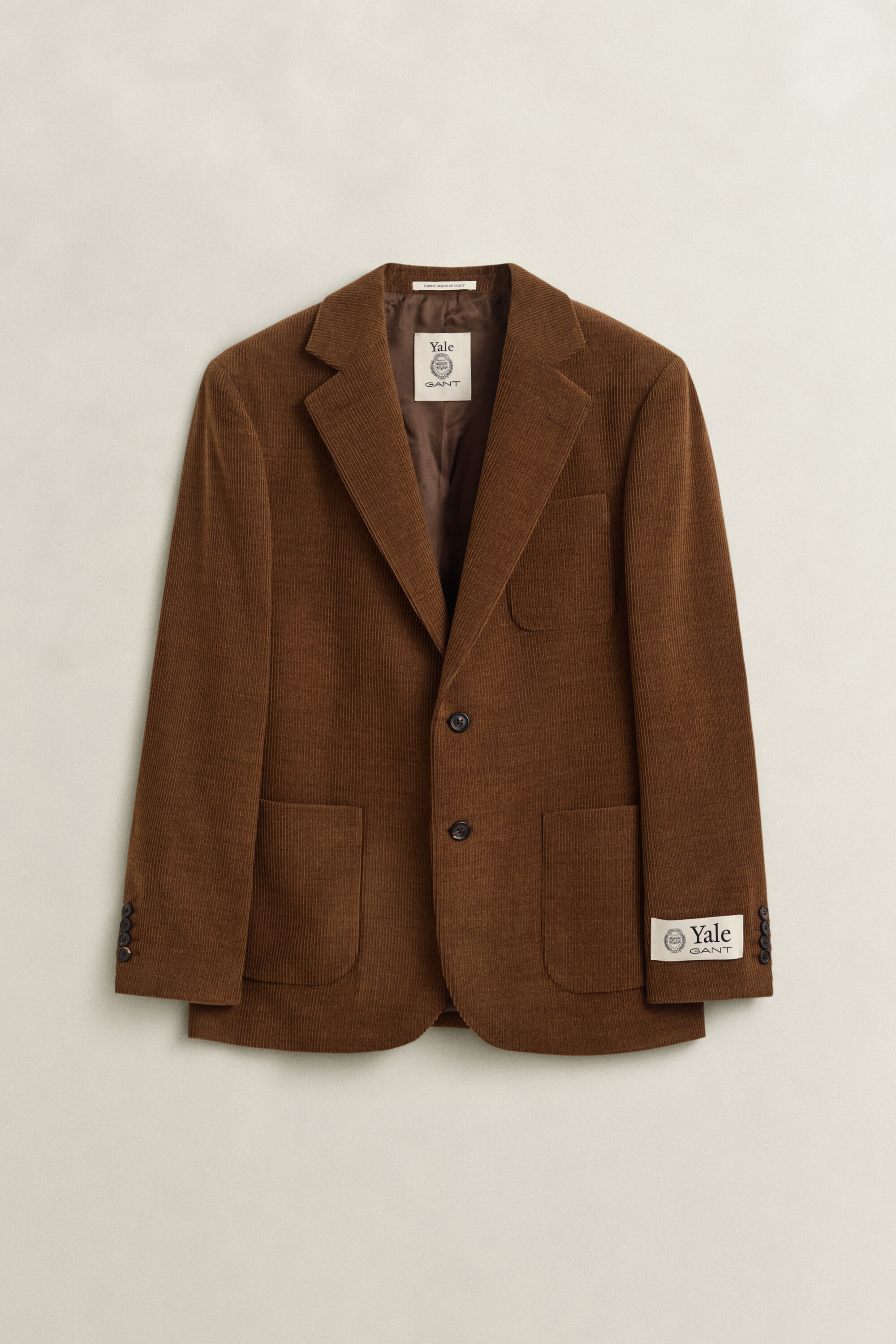 Blazer em bombazina e lã Gant x Yale