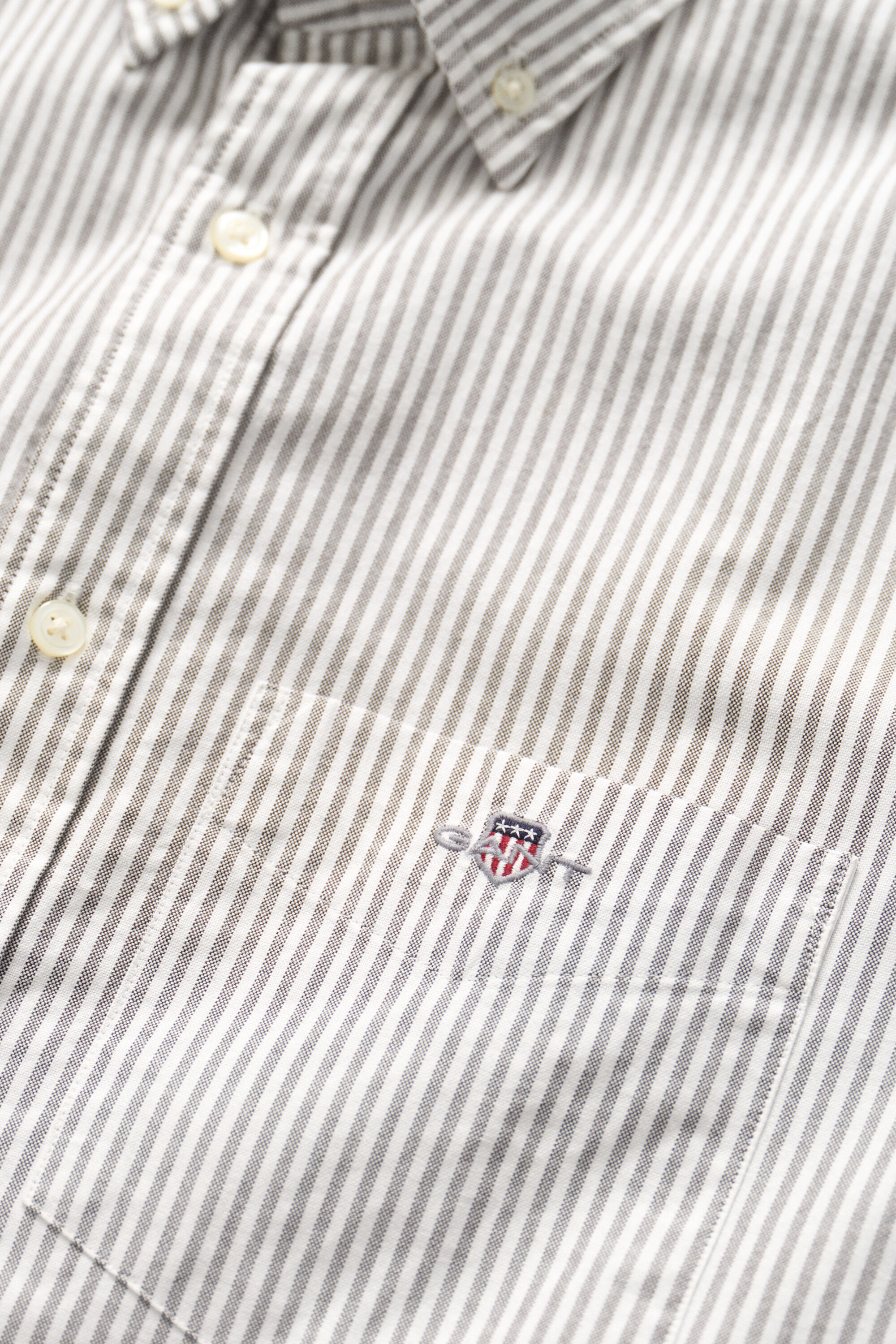 Camisa Oxford às riscas Classic regular fit