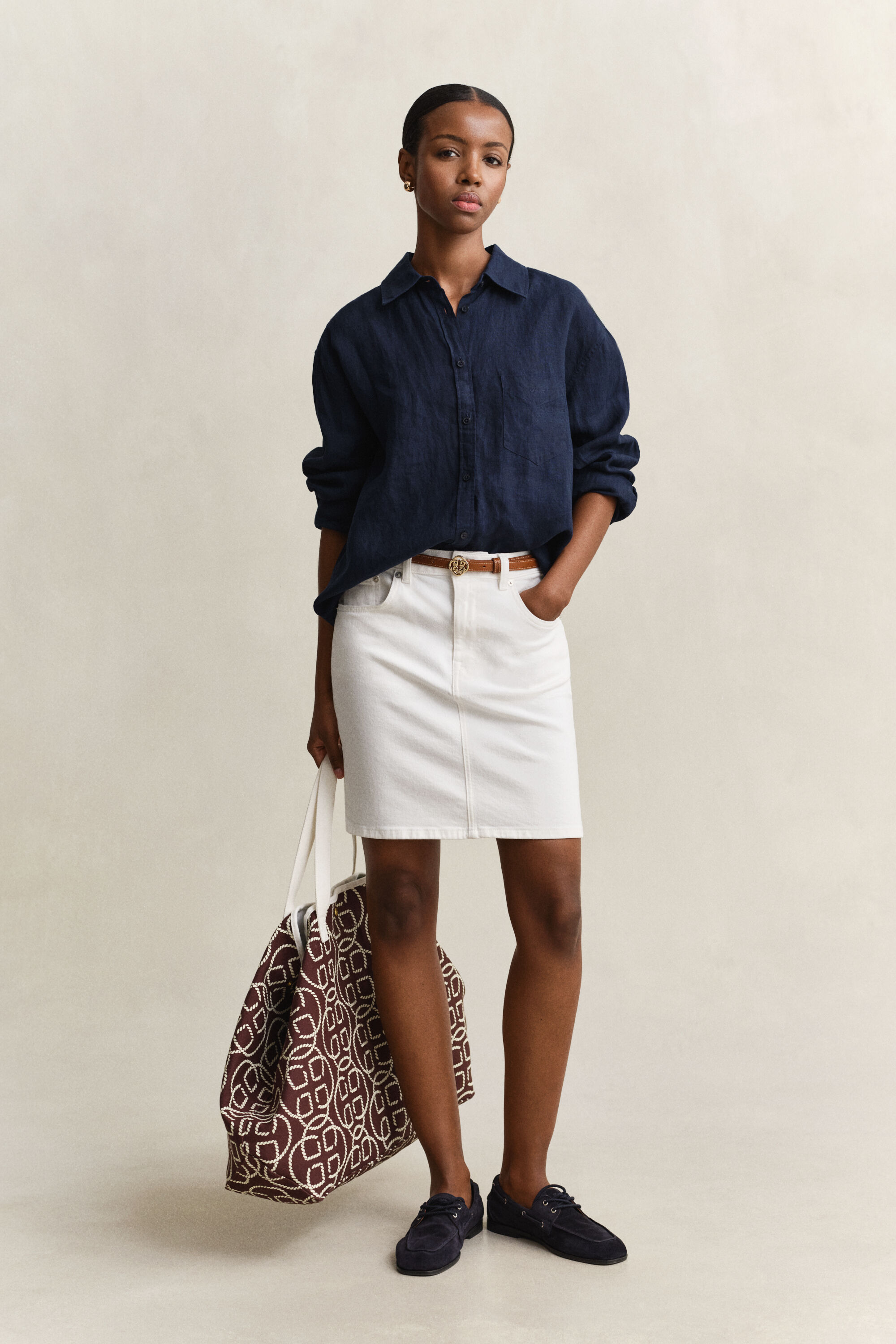 Camisa de linho relaxed fit