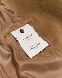 Casaco de marinheiro de comprimento médio em lã