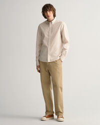 Camisa &agrave;s bolinhas Dobby slim fit
