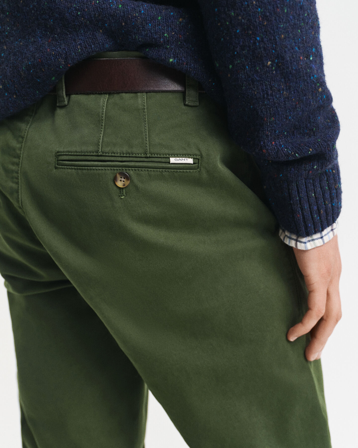 Calças chino super confortáveis slim fit