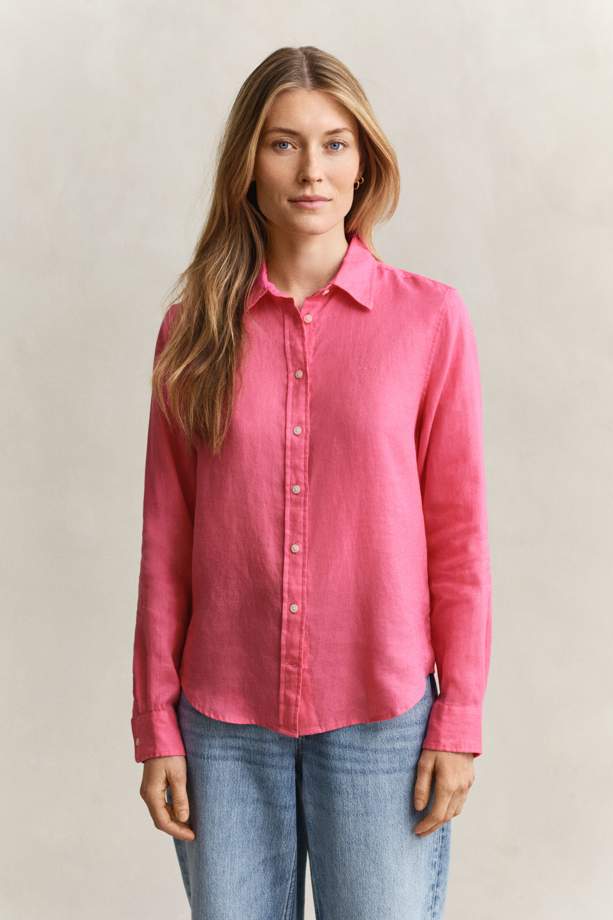 Camisa de linho regular fit