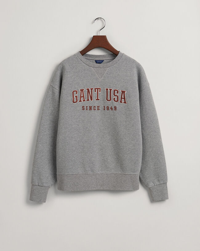 Sweatshirt com decote redondo USA Graphic