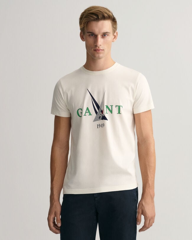 T-shirt com estampado Sail