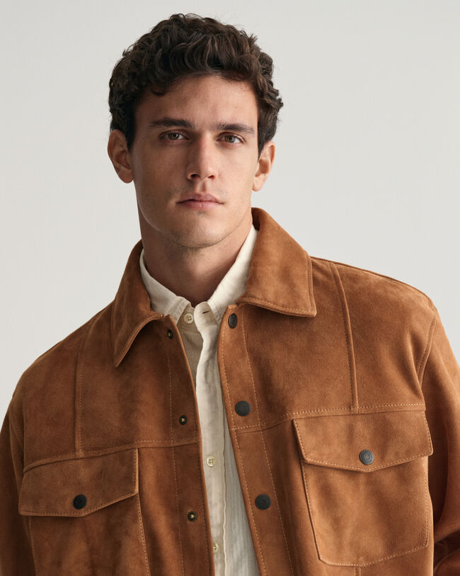 Camisa em camurça Oversized