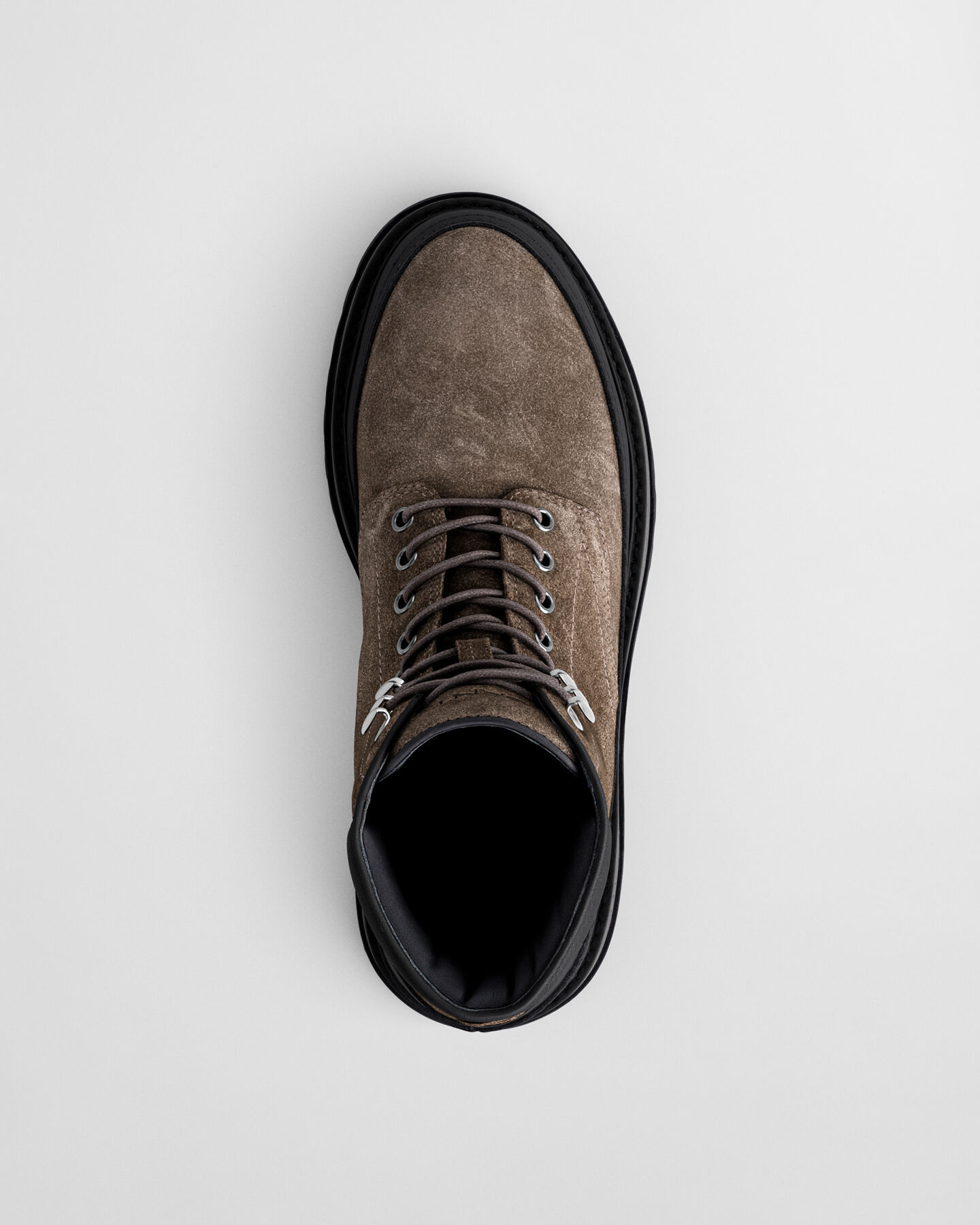 Botas com atacadores em camurça Clafton