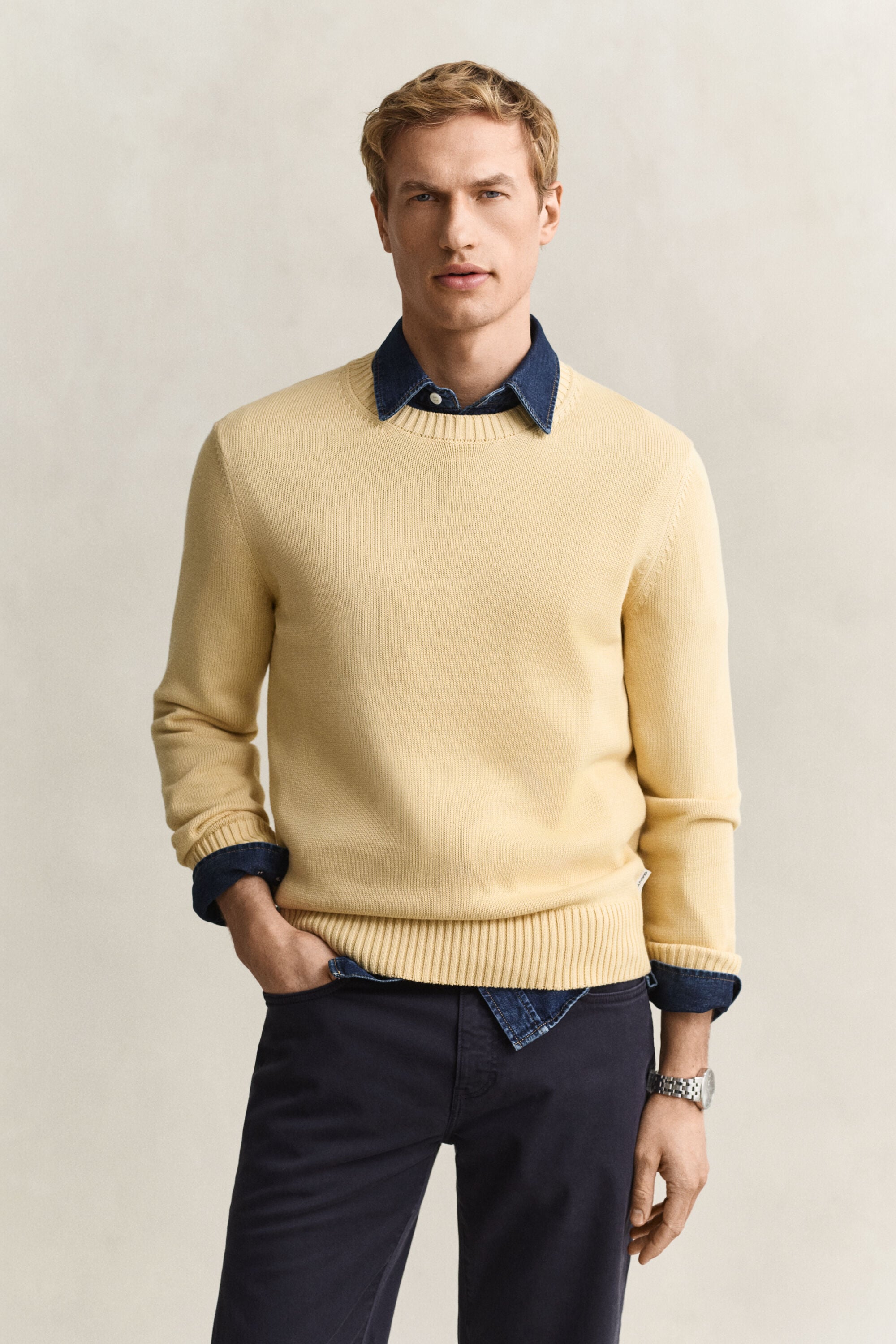 Camisola de malha em algodão Supima
