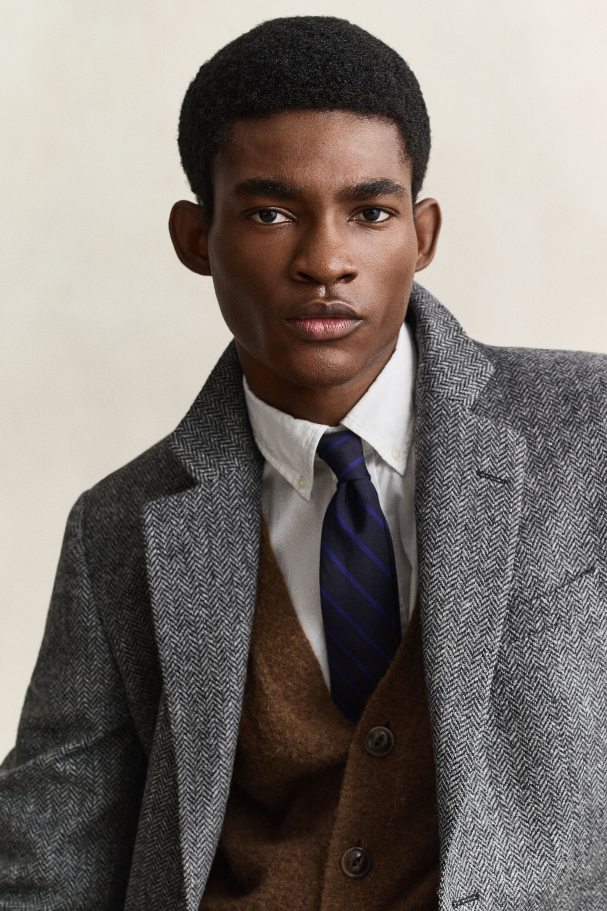 Blazer em tweed Gant x Yale