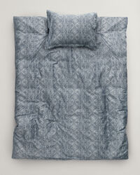 Conjunto de cama individual com padrão paisley clássico