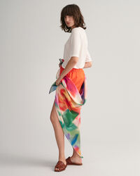 Sarongue em seda e algodão