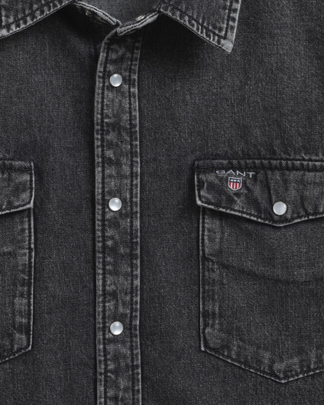 Camisa de ganga oversized Teen Boys