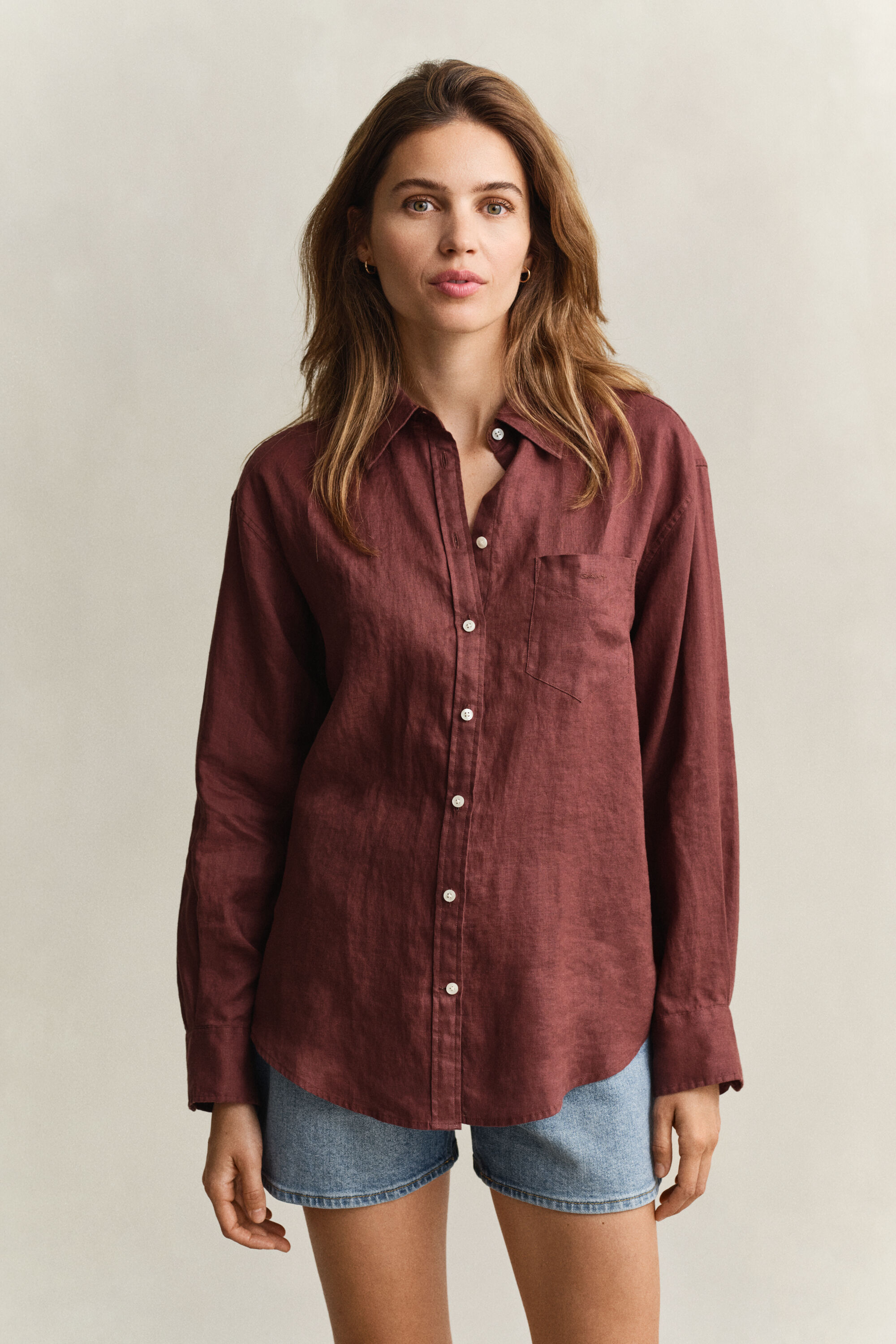 Camisa de linho relaxed fit