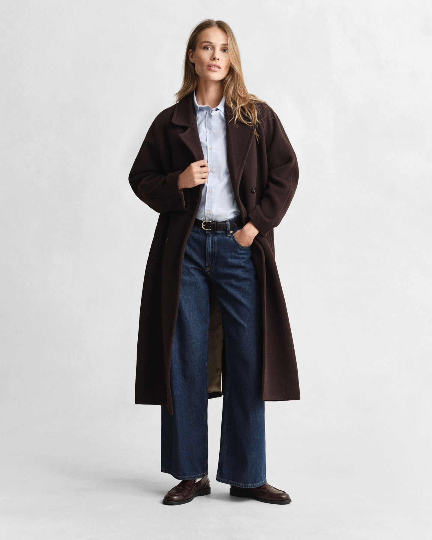 Camisa Oxford com elastano slim fit