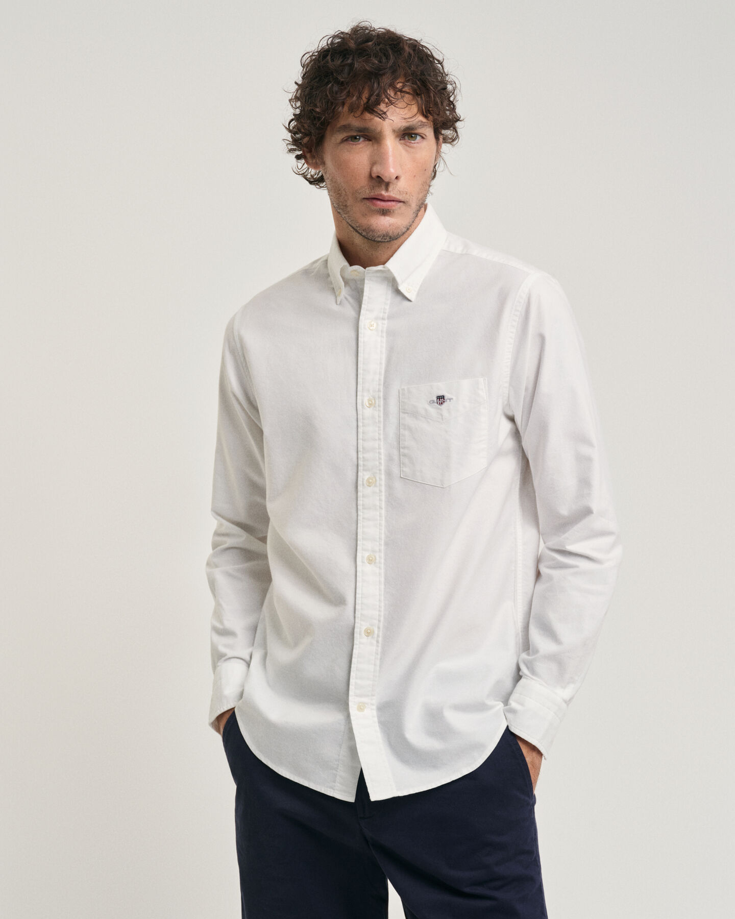 Camisa Oxford Archive Shield regular fit Seasonal Essential