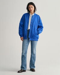 Blusão bomber em cetim