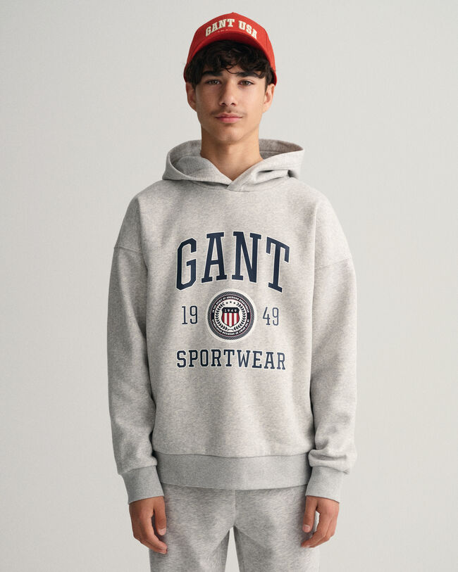 Sweatshirt com capuz Crest Shield Teens