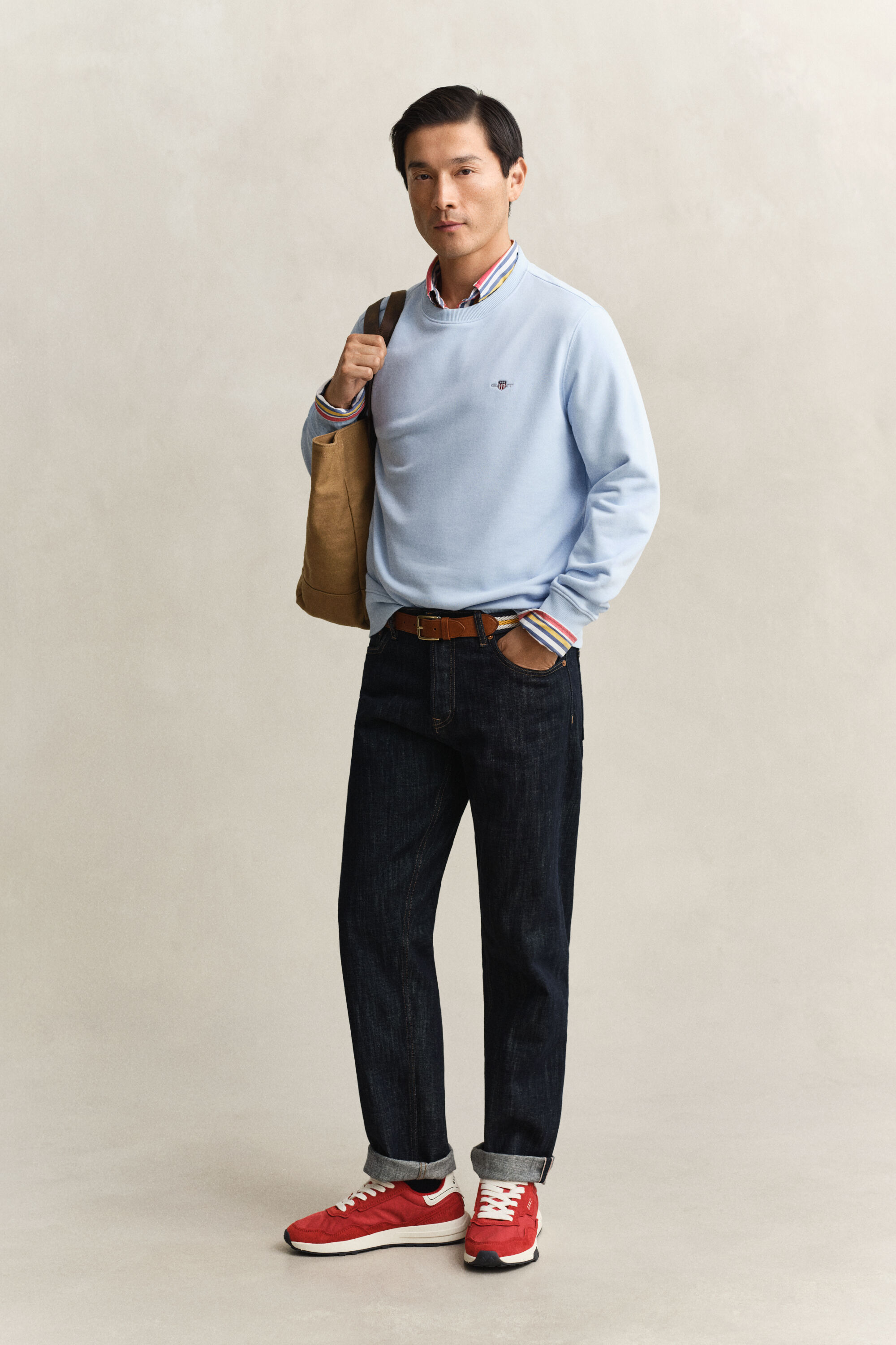 Sweatshirt com decote redondo Shield