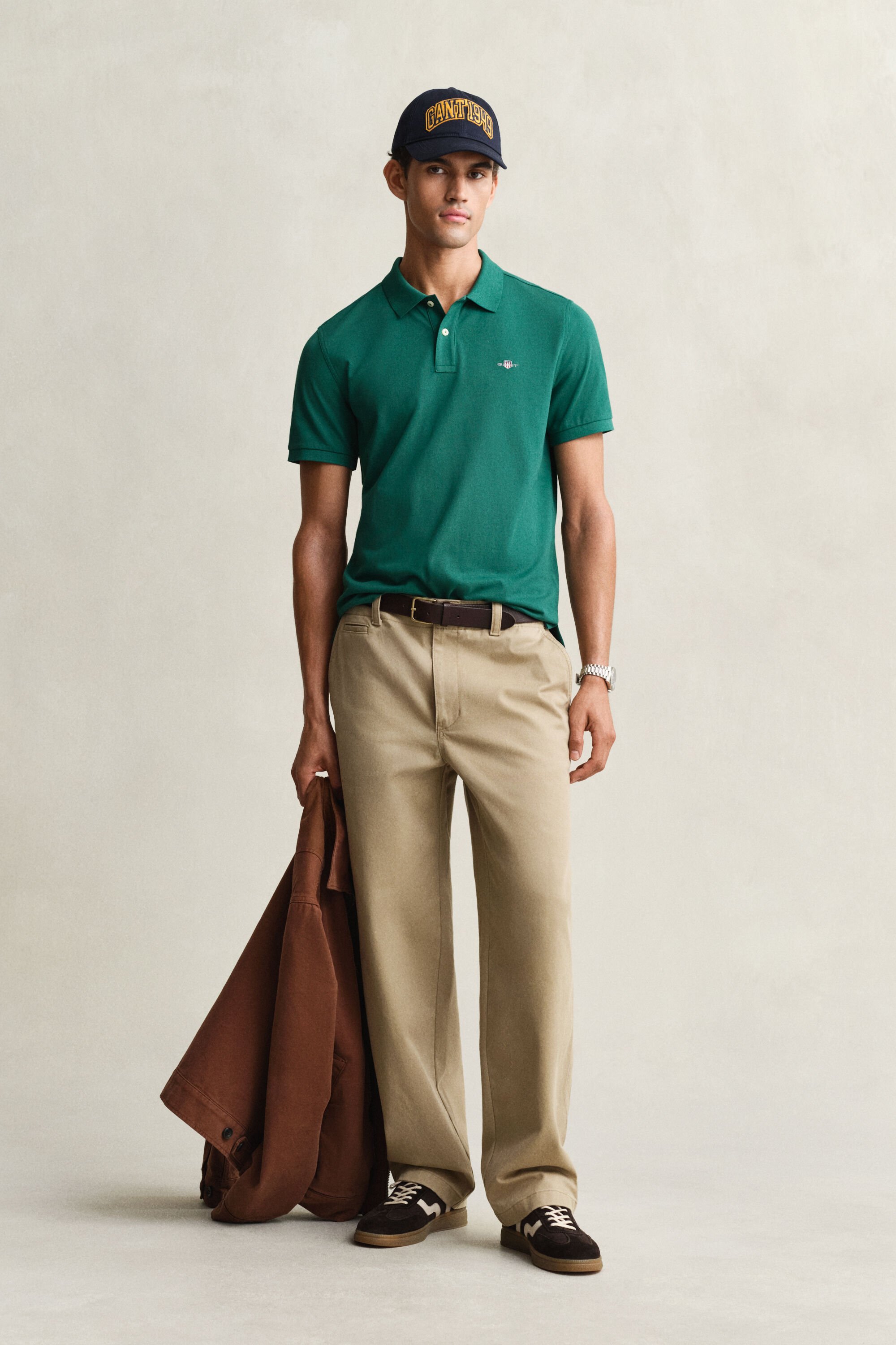 Polo em algodão piqué Shield regular fit